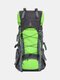 Men 60L Super Larger Capacity Waterproof Outdoor Camping Hiking Travel Backpack - Green