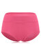 Cotton Seamless Solid Color Panty Breathable Briefs - Watermelon Red