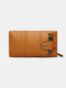 Women Retro 6.5 Inch Phone Bag Multifunction Multi-card Slots Wallet - Yellow