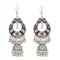 Bohemian Tassel Earrings Hallow Bell Drop Earrings Retro Sliver Earrings For Women - 02