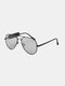Men Retro Fashion Outdoor UV Protection Bluetooth Headset Sunglasses - #03