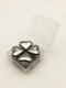 1/4/6PCS Set Stainless Steal Whisky Stones Ice Cubes Heart Shaped Reusable Whisky Beer Wine Cooler Bar Ice Cube Quick-frozen Drinks - 4PCS Sliver+PP Box