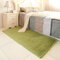90x160cm Fashion Mat Bedroom Floor Mat Fluffy Blanket Nonslip Home Cushion Rug		 - Grass Green