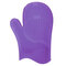 Silicone Makeup Brush Washing Glove Scrubber Cleaning Cosmetic Brushes Cleaner Mat 4 Colors - Purple