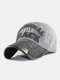 Men Washed Cotton Embroidery Baseball Cap Outdoor Sunshade Adjustable Hats - #06