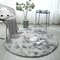Nordic Tie-dye Gradient Carpet Round Hanging Basket Chair Yoga Mat Living Room Floor Mat - Light Grey