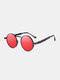 Unisex Metal Full Round Frame UV Protection Fashion Avant-garde Sunglasses - #02