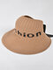 المرأة القطن في الهواء الطلق طوي Bowknot ديكور الشاطئ SUmmer قبعة الشمس قبعة بيسبول قبعة قناع - بنى