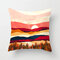 Moderno paisaje abstracto funda de cojín de lino sofá para el hogar fundas de almohada decoración del hogar - #9