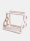 Multi Use Superposition Type Double Layer Shelf Tool Holder Reinforcement Thickened Kitchen Sundry Storage Shelf Rack - Apricot