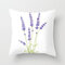 Throw Pillow Covers Oil Painting Lavender Purple Flowers Decorative Pillow Cases Home Decor Square 18x18 Inches Cotton Linen Pillowcases - #7