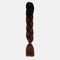 HalloweenColored Gradient Dirty Braids High Temperature Fiber Big Braids Ponytail Hair Extensions - 05