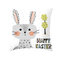 Easter Pillowcase Rabbit Egg Print Cushion Cover - 17