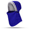 Men Women Warm Hunting Face Mask Cap With Earmuffs Hooded Scarf Windproof Warmer Cap With Neck Flap - Blue