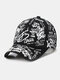 Men & Women Cotton Graffiti Pattern Hip-hop Style Fashion Personality Couple Hat Baseball Hat - #15