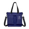 Canvas Casual Light Candy Color Handbag Shoulder Bag Crossbody Bags For Women - Dark Blue