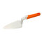 27.5*7.7*7cm Pushable Cake Scoops Mobile Cheese Pizza Removable Reassemble Shovel - orange&white