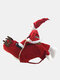 Pet Dog Christmas Costume Santa Claus Riding Pet Clothes Riding Deer Costume - Red