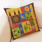 Housse de coussin en coton lin de Style folklorique créatif décor de canapé à la maison Soft taie d'oreiller taies d'oreiller - #4