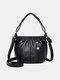 Vintage Faux Fur Waterproof All-Match Mother Bag Crossbody Bag - Black