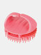 Shampoo Massage Brush Multifunctional Scalp Cleansing Air Cushion Shampoo Massage Comb - Pink