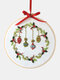 3D DIY Christmas Embroidery Kit Needlework Embroidery For Beginner Art Sewing Craft - #04