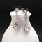 JASSY® Zircon Crystal Dangle Earrings 12 Months Birthstone Birthday Stone Earrings for Women - June
