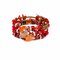 Bohemian Crystal Multi-Layer Bracelet Retro Style Agate Bracelet For Women - Red
