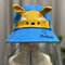 Children's Sun Hat Windproof Dust Cap Big-edge Outdoor Anti-UV Detachable Face Screen  - 01
