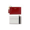 Women Cute Color Patchwork Coin Wallet 5 Card Slots Bag - Wine Red