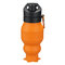 550ml Creative Silicone Collapsible Telescopic Water Kettle Portable Outdoor Travel Water Cup - Orange