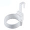Hook Type Free of Punch Hair Dryer Holder Rack Storage Tail With Plug Hook Bathroom Supplies - White