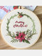 3D DIY Christmas Embroidery Kit Needlework Embroidery For Beginner Art Sewing Craft - #04