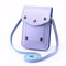 Women Retro Shoulder Bag Vintage Rivet PU Crossbody Bag Little Phone Bag - Light Purple