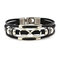 Multilayer Infinity Knot Bracelet Casual Fashion Leather Bracelets for Men Women - Black