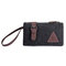 Canvas Large Capacity Leisure Clutch Bag Phone Bag Long Wallet For Men - Black