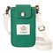 Women Canvas Cute Phone Bag For iPhone Multi-Function Crossbody Bag - Green