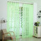 100 X 200cm Translucent Sheer Tulle Voile Organdy Curtain Door Window Vestibule Room Decor - Green