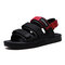 Season Fashion Personality Men's Slippers New Wear Sandals Lovers Shoes Sandals Men Sandals - Red