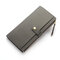 Baellerry Women Multi-slots Elegant Long Wallet Card Holder Purse - Dark Gray