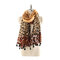 Women Warm Polyester Leopard Useful Travel Wild Scarf Outdoor Casual Scarf - Yellow