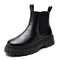 Men Black Waterproof Non Slip Casual Ankle Chelsea Boots - Black