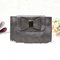 Bowknot Double Layers PU Leather Wallet 6/6.3inch Shoulder Phone Bag For iPhone Samsung Xiaomi Sony - Dark Gray