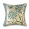 Vintage oiseaux impression florale lin jeter taie d'oreiller maison canapé Art décor siège arrière housse de coussin - #3