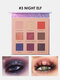 9 Colors Sunflower Matte Eyeshadow Palette Waterproof Nude Pigmented Shining Eye Makeup - #03