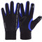 Mens Women Warm Fleece Outdoor Ski Cycling Gloves Full Finger Windproof Touch Screen Gloves - Blue
