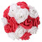 11.8'' Crystal Bridal Bridesmaid Bouquet Foam Flower Roses Wedding Posy - #06