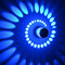 Creative LED Colorful Luzes de Corredor Moderno Lâmpada de Parede de Teto KTV Bar Mood Decoração de Casa - Azul
