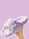 Mujer Nube Diseño Antideslizante Soft Cómodo Hogar Cuarto de baño zapatillas - púrpura