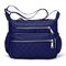 Nylon Women Multi-pocket Casual Shoulder Bags Crossbody Bags - Navy Blue